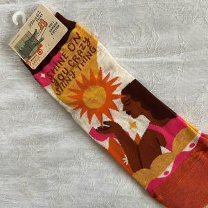 Blue Q Womens Cotton Ankle Socks Shine On You Crazy Shiny Thing